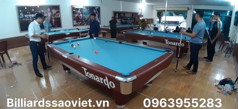 BÀN BI-A TONARDO MÀU VÂN GỖ SANG TRỌNG 01