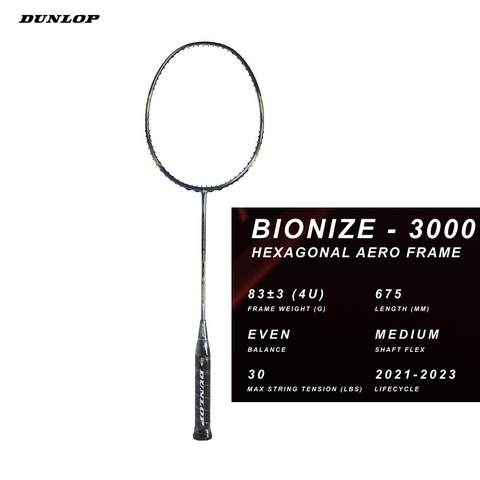 Vợt cầu lông Dunlop Bionize 3000 G6 - vợt cân bằng