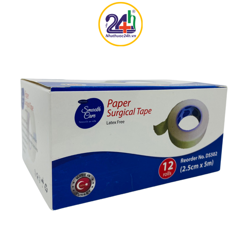 Băng dính giấy Paper Sugical Tape 2,5cm x 5m