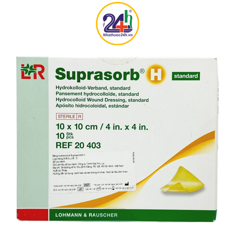 Băng Hydrocolloid Suprasorb® H 10cm x 10cm