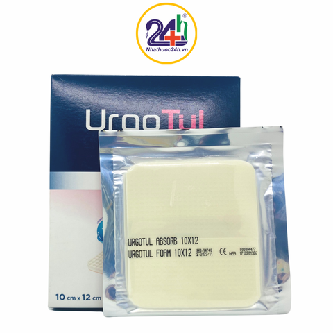 Urgotul Absorb 10cm x 12cm - Miếng băng xốp Lipido-colloid thấm hút