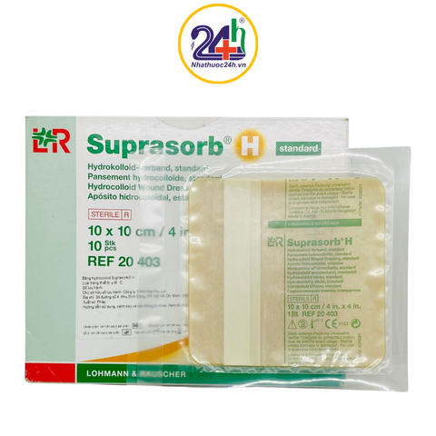 Băng Hydrocolloid Suprasorb® H 10cm x 10cm