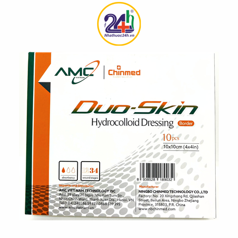 Băng dán Duo- Skin Hydrocolloid Dressing( Border) 10x10