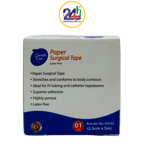 Băng dính giấy Paper Sugical Tape 2,5cm x 5m