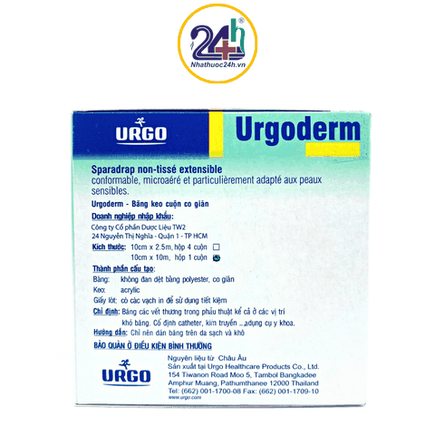 Băng keo y tế Urgoderm 10cm x 10m