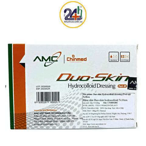Băng dán Duo-Skin Hydocolloid (Post - OP) 5x10cm