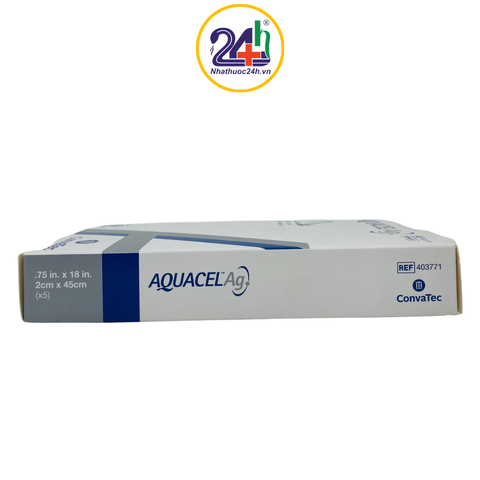 Gạc vết thương AQUACEL Ag 2x45cm ( 403771)