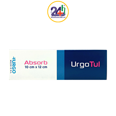 Urgotul Absorb 10cm x 12cm - Miếng băng xốp Lipido-colloid thấm hút