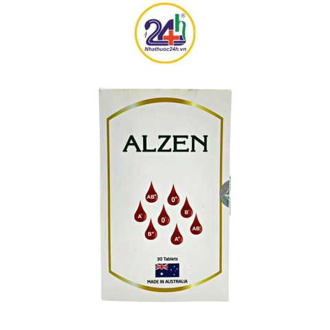 Alzen - Viên Uống Bổ Sung Dưỡng Chất, Tăng Sức Đề Kháng Cho Cơ Thể