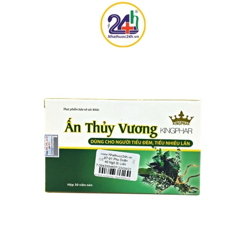 Ấn Thủy Vương - Viên Uống Bổ Thận, Tăng Cường Sức Khỏe Sinh Lý Thận, Giảm Tiểu Đêm