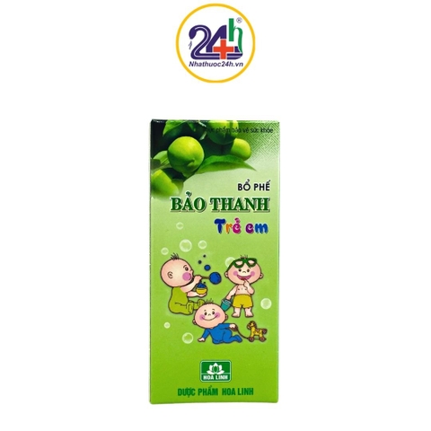 Bổ Phế Bảo Thanh Trẻ Em - Siro Ho  Cho Trẻ Nhỏ