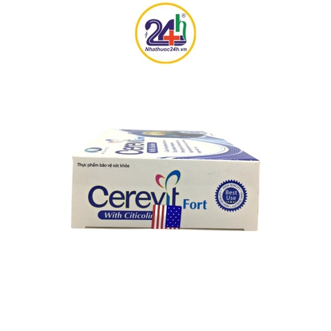 CEREVIT Fort - Thực Phẩm Chức Năng Phòng Ngừa Tai Biến Mạch Máu Não