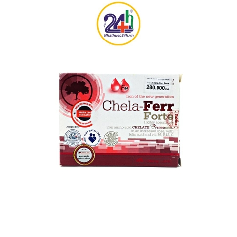 Chela-Ferr Forte - Bổ Sung Sắt Cho Phụ Nữ Có Thai Và Cho Con Bú