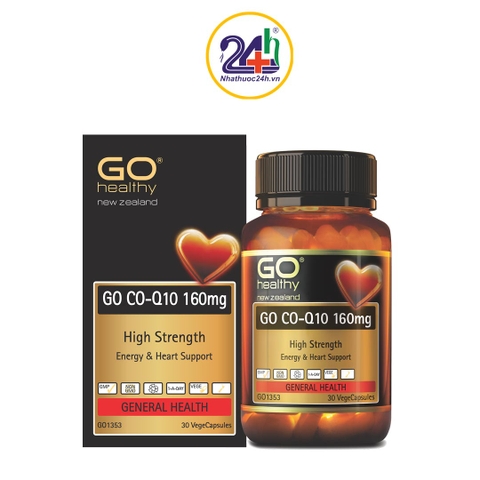 VIÊN BỔ TIM NEW  ZEALAND GO CO-Q10 160MG 30VIÊN