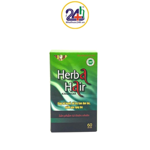 Herba-Hair - Hỗ Trợ Điều Trị Tóc Gãy Rụng, Tóc Bạc Sớm, Kích Thích Mọc Tóc