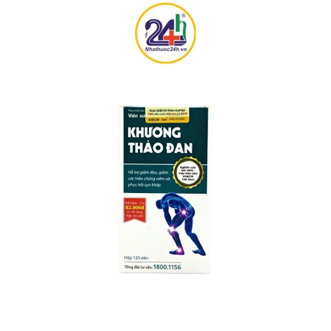 Khương Thảo Đan - Viên Uống Hỗ Trợ Giảm Đau Nhức Xương Khớp