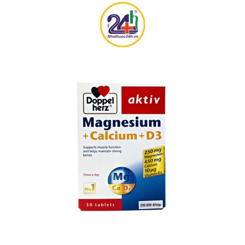 Magnesium + Calcium + D3 - Hỗ Trợ Quá Trình Phát Triển Cơ Và Xương Của Cơ Thể