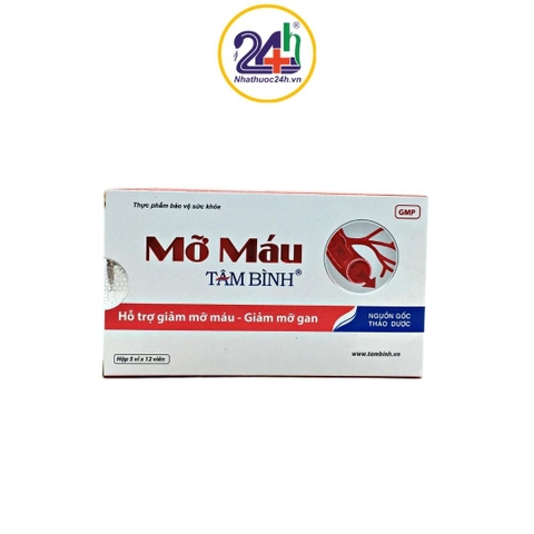 Mỡ Máu Tâm Bình - Hỗ Trợ Giảm Mỡ Máu, Giảm Cholesterol