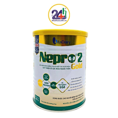 Nepro 2 Gold 400g - Sữa Cho Bệnh Nhân Chạy Thận Và Tiểu Đường