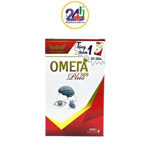 Ometa 369 Plus - Tăng Cường Sức Khỏe Tim Mạch, Hỗ Trợ Hoạt Động Não Bộ