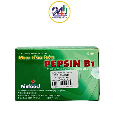 Pepsin B1 - Hỗ Trợ Tiêu Hóa, Tăng Cường Hấp Thu