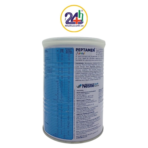 Peptamen Junior 400g - Dinh Dưỡng Đặc Trị Cho Trẻ Kém Hấp Thu, Mất Cân Bằng Dinh Dưỡng