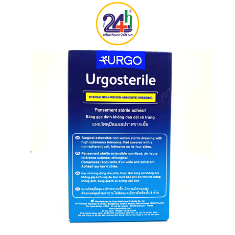 Urgosterile 53x70 - Miếng băng dính vết thương tiệt trùng