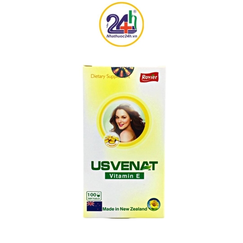 Usvenat Vitamin E - Viên Uống Bổ Sung Vitamin E