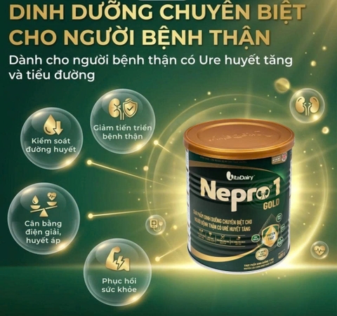 Sữa Nepro 1 Gold 400g- Dành cho người suy thận, tiểu đường