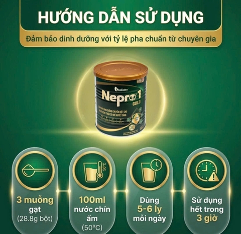 Sữa Nepro 1 Gold 400g- Dành cho người suy thận, tiểu đường