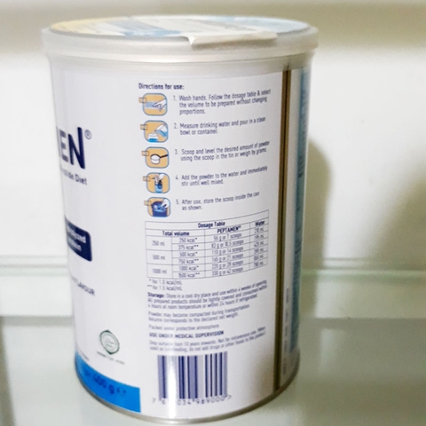 Sữa Peptamen 400g - Cho Suy kiệt, Kém hấp thu, Ung thư, tiểu đường- mẫu mới- lượng đạm nhiều hơn