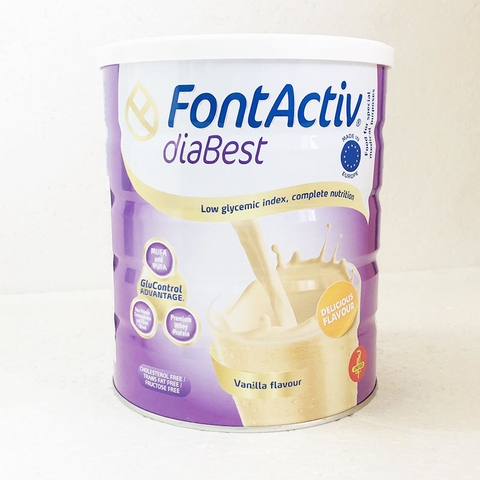 Sữa tiểu đường - FontActiv® diaBest 800g- hỗ trợ tới 30k phí vận chuyển cho đơn hàng từ 3 hộp trở lên