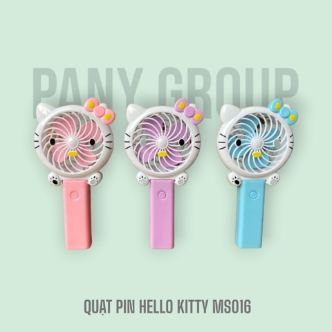 QUẠT PIN HELLO KITTY