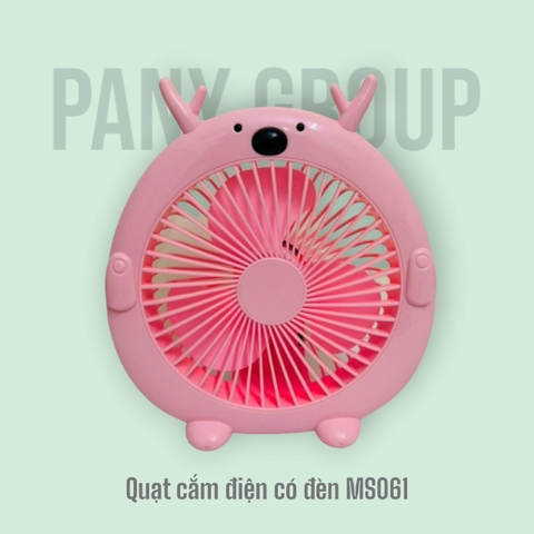 QUẠT CẮM ĐIỆN CÓ ĐÈN