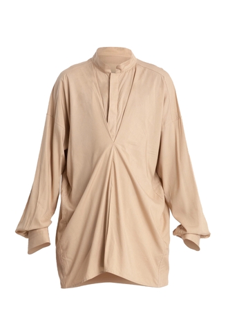 Pleated Shirt (Tanned)