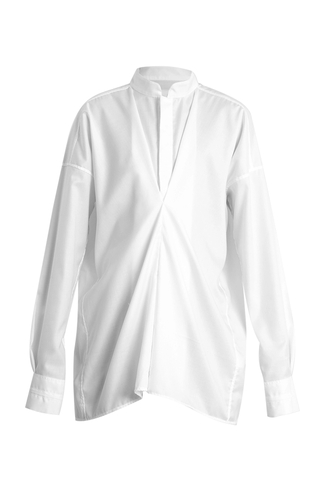 Pleated Shirt (White)