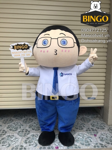Mascot Bé Trai Sasco