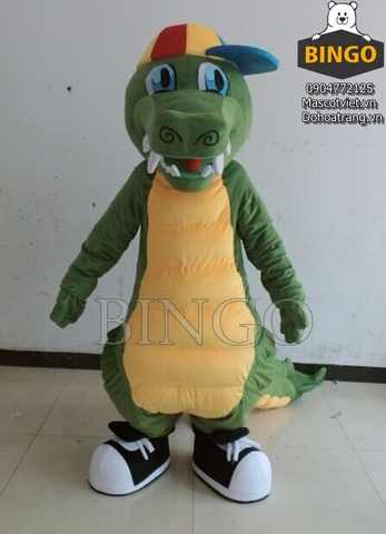 Mascot Con Cá Sấu