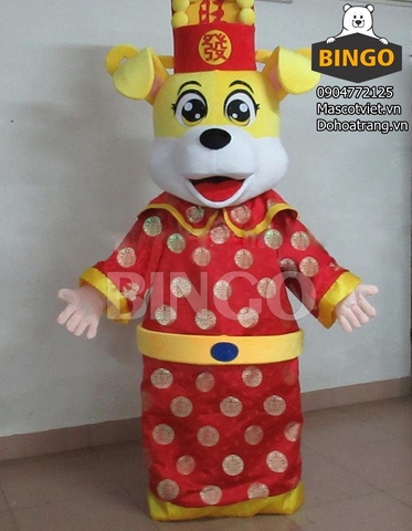 Mascot Con Chó Thần Tài