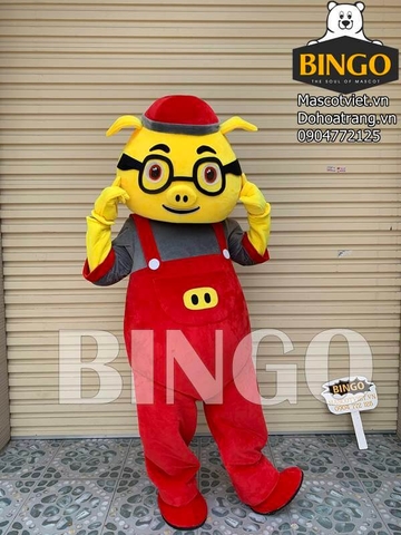 Mascot  con heo vàng