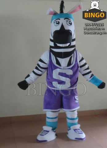 Mascot Con Ngựa Vằn