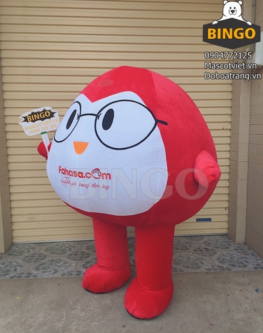 Mascot Hơi Linh Vật Fahasa