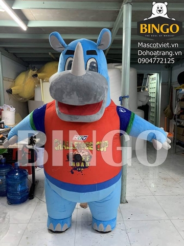 Mascot hơi tê giác HTV