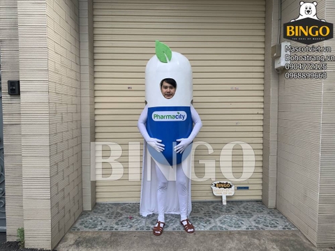 Mascot mô hình viên thuốc Pharmacity