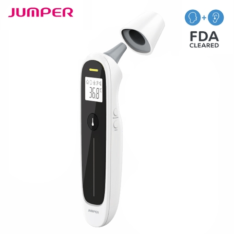 Nhiệt kế điện tử hồng ngoại đo trán và tai Jumper JPD-FR302