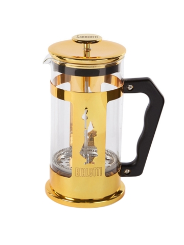 Bình Pha Cà Phê Bialetti Press Kiểu Pháp Preziosa Gold Collection Màu Vàng 1 Lít - 0006850