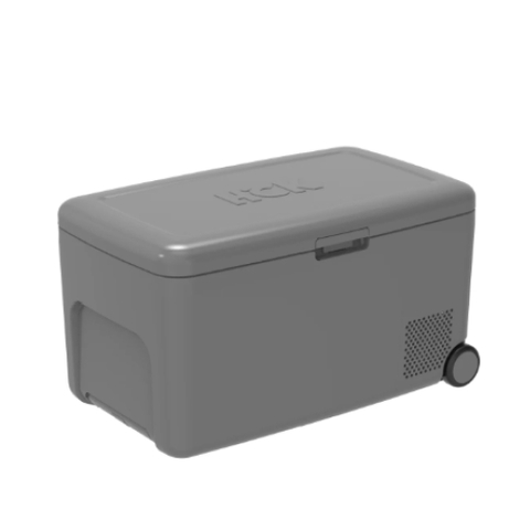 Tủ lạnh mini dã ngoại HCK dung tích 16L màu xám có tay kéo