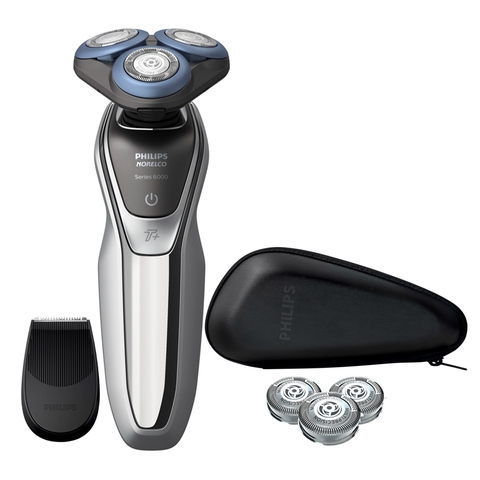Máy cạo râu Philips Norelco Shaver 6500, Tặng thêm 1 bộ đầu thay thế