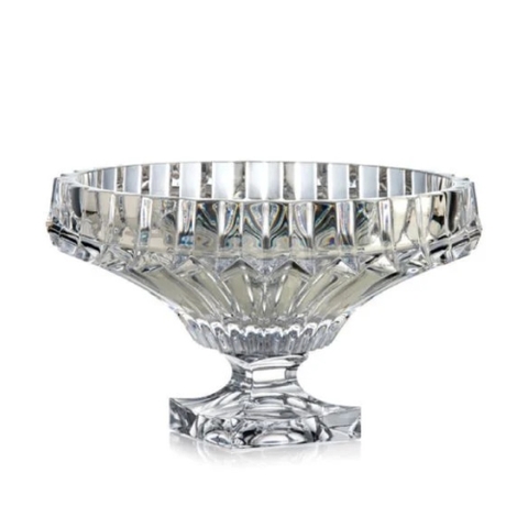 Chân bồng pha lê Rogaska Crown Jewel 30cm màu trắng