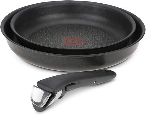 Bộ 2 Chảo Cán Rời Tefal L6509205 - Size 24cm + 28cm